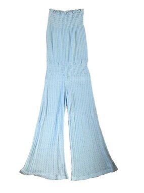 KUSHCUSH KNITTED JUMPSUIT POWDER BLUE
